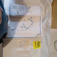 lenzuolo matrimoniale con ricamo fiorentino 