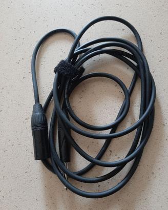 Cavo XLR femmina - Jack 6.35 professionale ZZIP