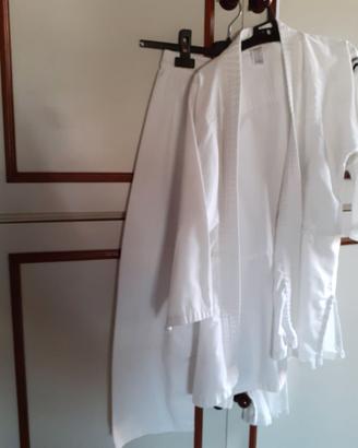 kimono bianco per bambini h 140