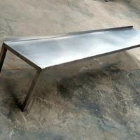 Espositore acciaio inclinato 