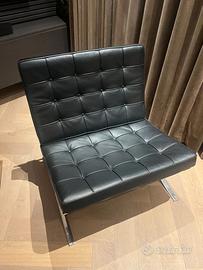 BARCELONA 2009 Poltrona pelle nera by MDF ITALIA