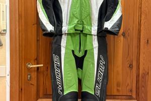 Tuta moto pelle Suomy taglia 52