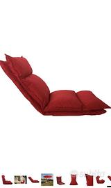 Seduta da terra con schienale regolabile