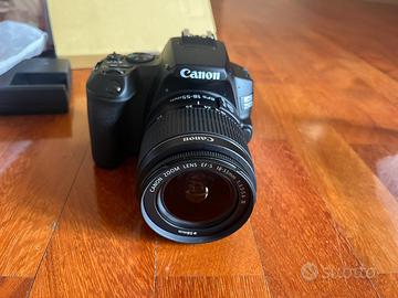Canon EOS 250D nuova mai usata + obiettivo 18-55
