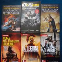 lotto 6 libri antica roma simon scarrow