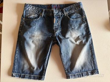 Bermuda jeans PULP uomo – effetto used/slavato