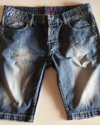 Bermuda jeans PULP uomo – effetto used/slavato