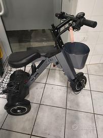 Triciclo Elettrico Portatile da Viaggio 10 Pollici