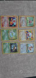 Lotto carte Pokemon set base