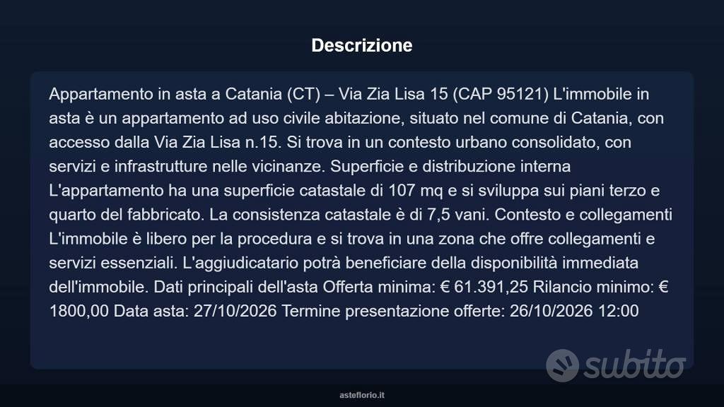 Appartamento – Catania, San Giuseppe la Rena - Vista 3