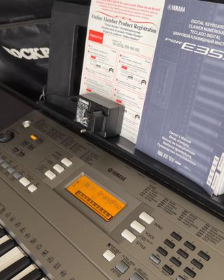Yamaha PSR-E353 kit completo + borsa + cuffie