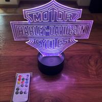 Lampada  led 3D Harley Davidson