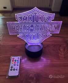 Lampada  led 3D Harley Davidson