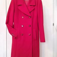 SPORTMAX CAPPOTTO DOPPIOPETTO ROSSO TAGLIA 46