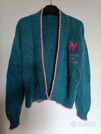 Cardigan donna in lana, aperto