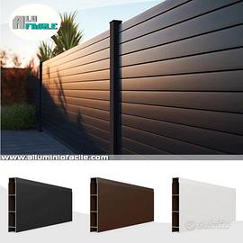 Listoni alluminio recinzione recinto staccato doga