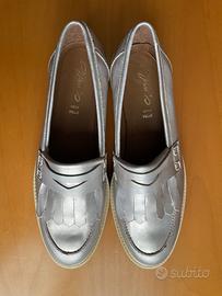 Scarpe color champagne metallizzato, 41 - NUOVE -