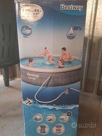 Piscina tonda BestWay 396x84 nuova