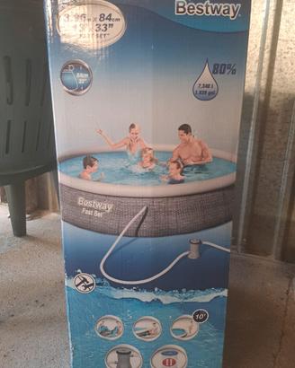 Piscina tonda BestWay 396x84 nuova