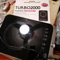 piastra a induzione con adattatore