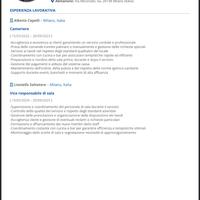 Cameriere weekend