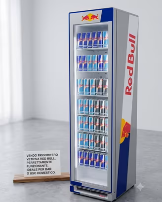 Frigorifero Vetrina Red Bull da Esposizione / Bar