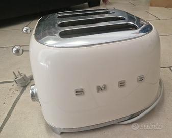 tostapane smeg in design 4 fette color panna