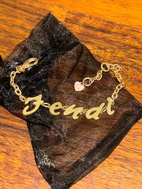 Bracciale oro Fendi