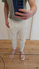 Pantaloni bianchi zara TG M