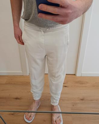 Pantaloni bianchi zara TG M