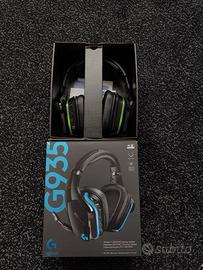 Cuffie da gioco wireless Logitech G935, audio 7.1,