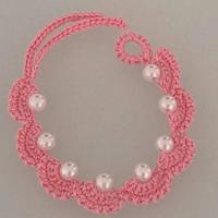 Bracciale uncinetto lavorazione a mano