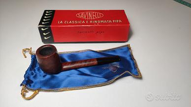 Pipa Savinelli - modello 8002, canna ovale, radica