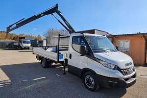IVECO 35C16 - CASSONE + GRU 12 Mt NUOVI