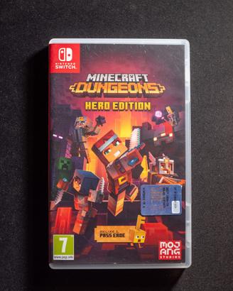 Minecraft doungeons hero edition per nintendo Swit