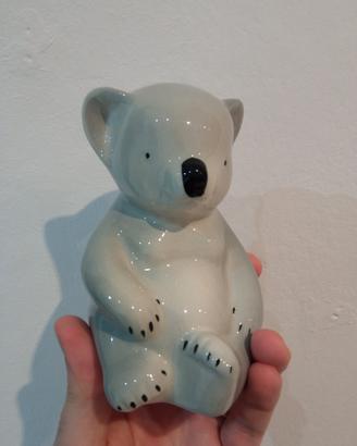 salvadanaio koala ceramica 