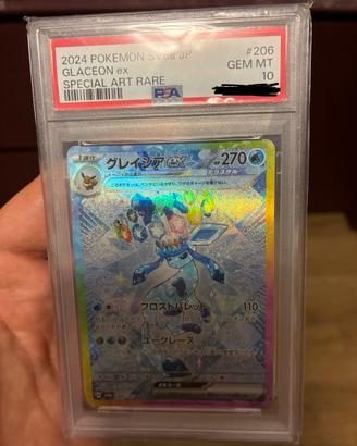 Carta pokemon glaceon ex Psa10