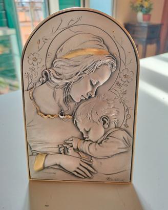 Cornice quadro Madonna in argento