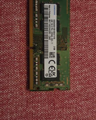 Memoria RAM Samsung 4GB soDimm - DDR4