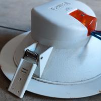 6 lampade piatte da esterno 3000k