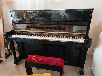 pianoforte nero lucido accordato 