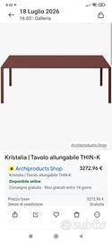 Tavolo Kristalia Think k