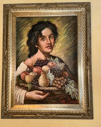 Tullio Grassi - Dipinto olio su tela formato 91x71
