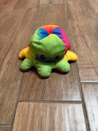 Peluche Polpo Reversibile Arcobaleno