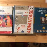 Libri letteratura tedesca; e grammatica inglese