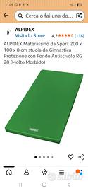 Tappeto tatami verde 200x120
