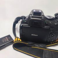 Nikon D5100+Obbiettivo+batteria+memoria