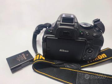 Nikon D5100+Obbiettivo+batteria+memoria