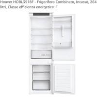 Frigorifero Hoover da incasso come nuovo
