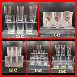set pubblicitari bicchieri birra